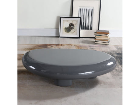 Charlene Gray High Gloss Coffee Table - Ornate Home