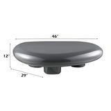 Charlene Gray High Gloss Coffee Table - Ornate Home