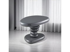 Charlene Gray High Gloss End Table - Ornate Home