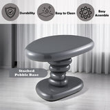 Charlene Gray High Gloss End Table - Ornate Home