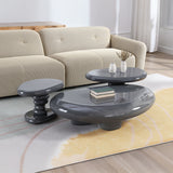 Charlene Gray High Gloss End Table - Ornate Home