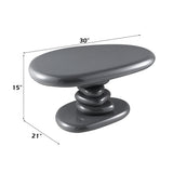 Charlene Gray High Gloss End Table - Ornate Home