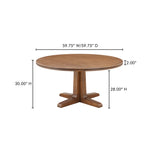 Charles Brown Table Dining - Ornate Home