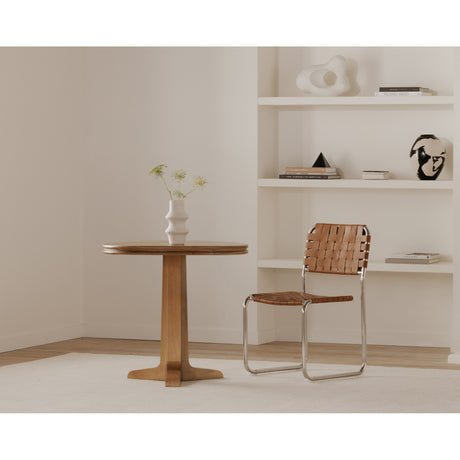 Charles Natural Cafe Table - Ornate Home