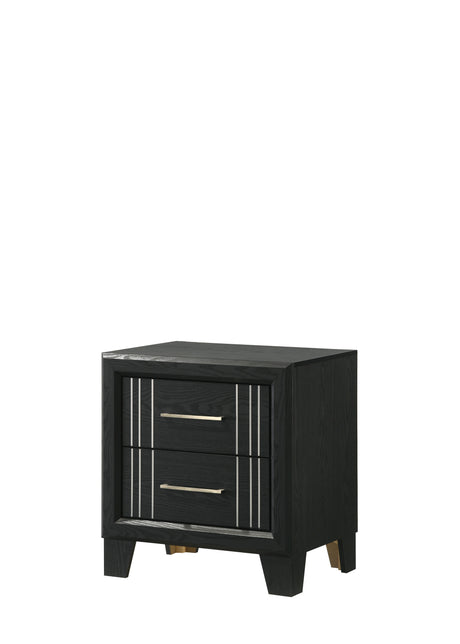 Charlie Charcoal Full Panel Youth Bedroom Set - Ornate Home