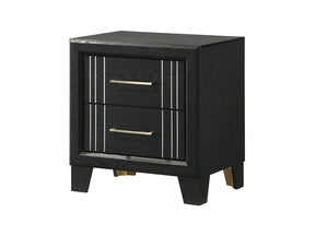 Charlie Charcoal Nightstand - Ornate Home