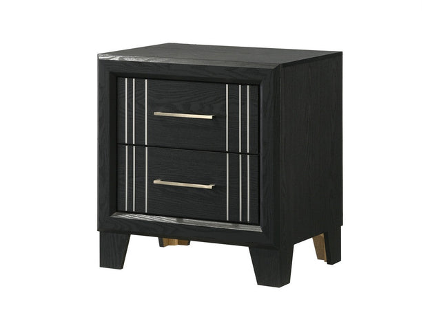 Charlie Charcoal Nightstand - Ornate Home