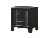 Charlie Charcoal Panel Bedroom Set - Ornate Home