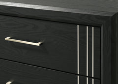 Charlie Charcoal Panel Bedroom Set - Ornate Home