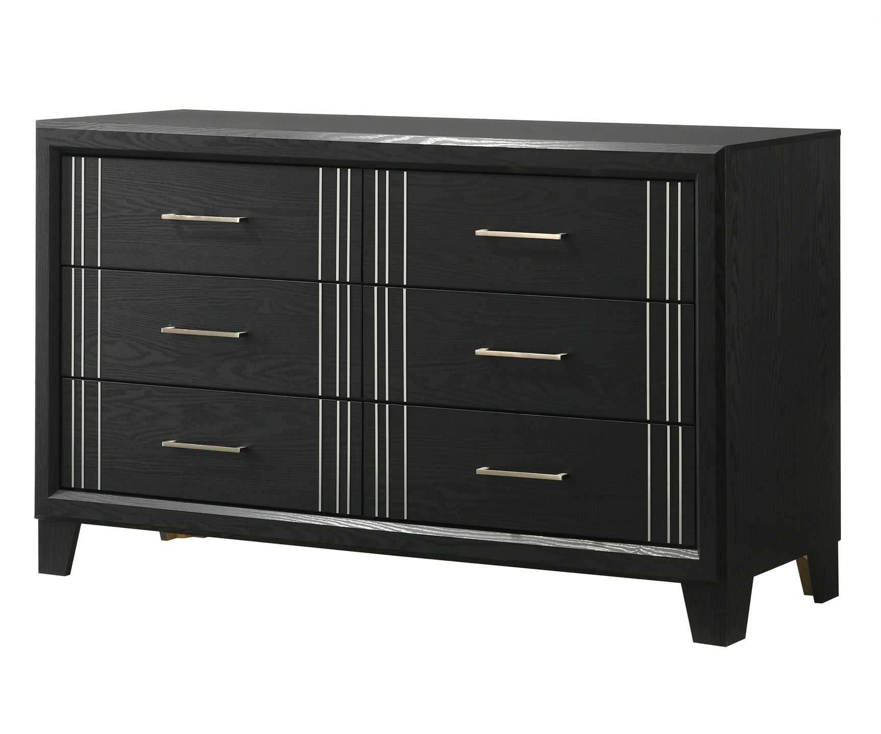 Charlie Charcoal Panel Bedroom Set - Ornate Home