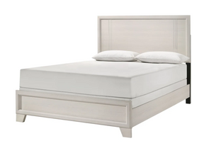 Charlie Cream Queen Panel Bed - Ornate Home