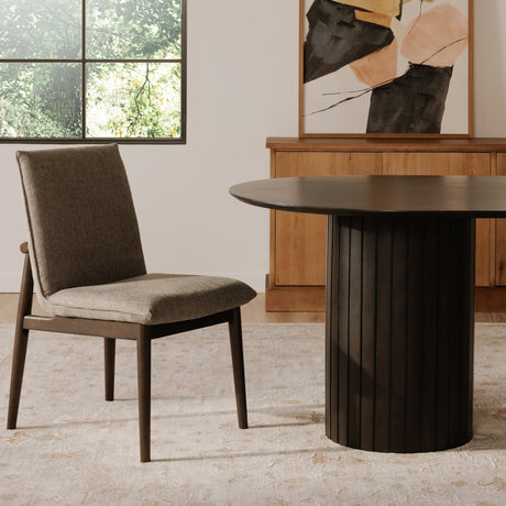 Charlie Dining Chair Dark Grey (Set of 2) - Ornate Home