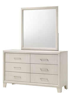 Charlie White Queen Panel Bedroom Set - Ornate Home