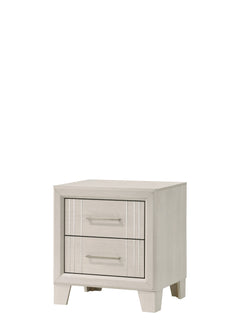 Charlie White Queen Panel Bedroom Set - Ornate Home
