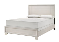 Charlie White King Panel Bedroom Set - Ornate Home