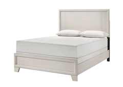 Charlie White Queen Panel Bedroom Set - Ornate Home