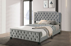 Charlize Gray E.King Bed - Ornate Home