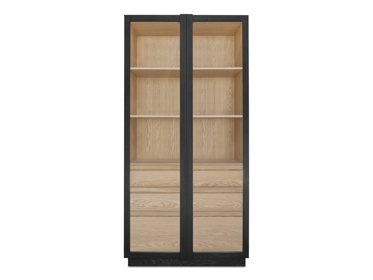 Charlotte Black Tall Cabinet - Ornate Home