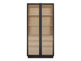 Charlotte Black Tall Cabinet - Ornate Home