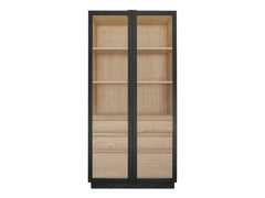 Charlotte Black Tall Cabinet - Ornate Home