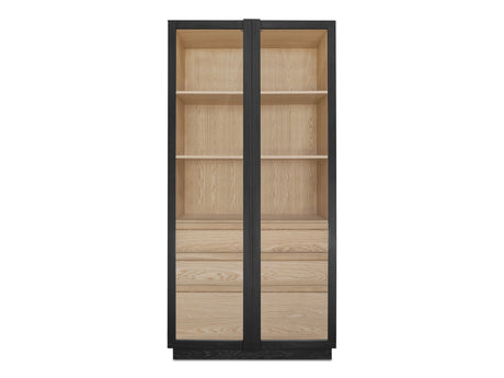 Charlotte Black Tall Cabinet - Ornate Home