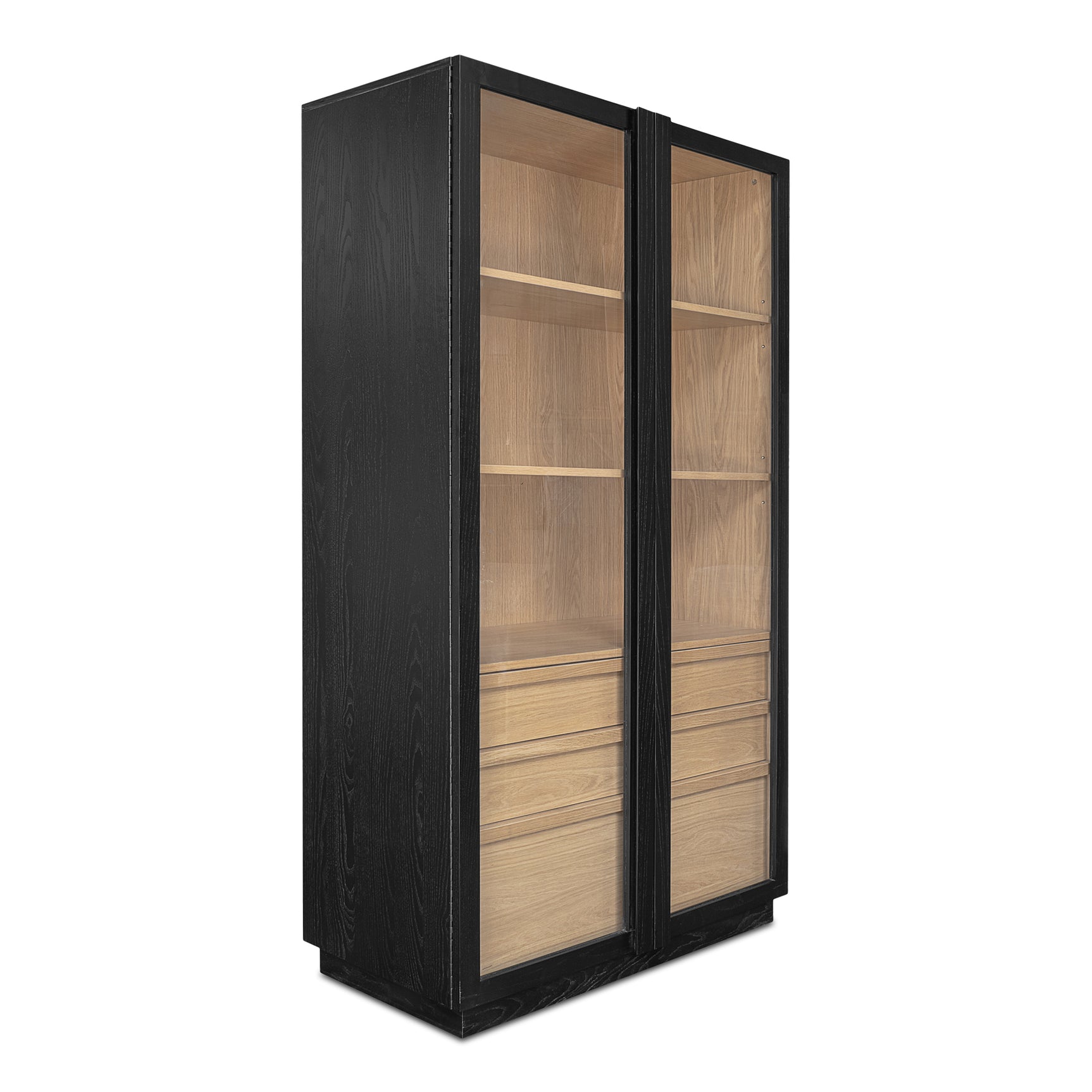 Charlotte Black Tall Cabinet - Ornate Home