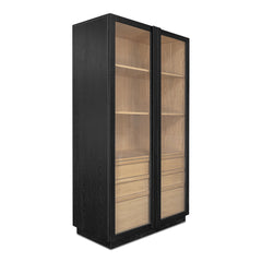 Charlotte Black Tall Cabinet - Ornate Home