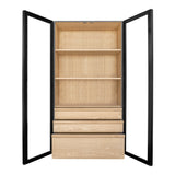 Charlotte Black Tall Cabinet - Ornate Home