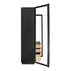 Charlotte Black Tall Cabinet - Ornate Home