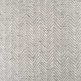 Charlotte Gray/Antique Nickel Herringbone Fabric Seat Bench - Ornate Home