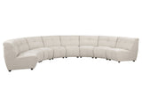 Charlotte Ivory 8-piece Modular Sectional Sofa - Ornate Home