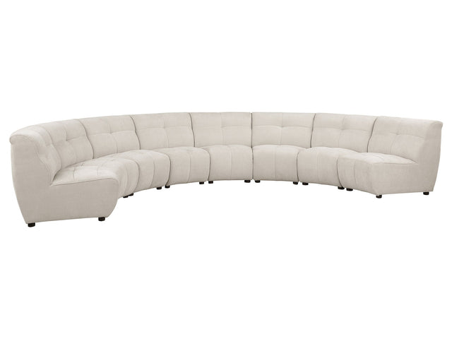 Charlotte Ivory 8-piece Modular Sectional Sofa - Ornate Home