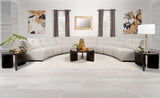 Charlotte Ivory 8-piece Modular Sectional Sofa - Ornate Home