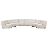 Charlotte Ivory 8-piece Modular Sectional Sofa - Ornate Home