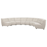 Charlotte Ivory 8-piece Modular Sectional Sofa - Ornate Home