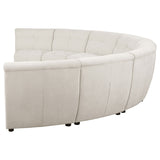 Charlotte Ivory 8-piece Modular Sectional Sofa - Ornate Home