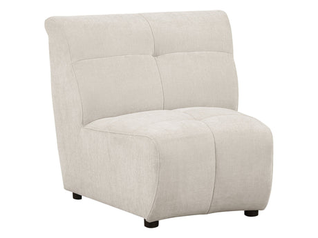 Charlotte Ivory Armless Chair - Ornate Home