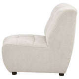 Charlotte Ivory Armless Chair - Ornate Home