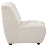 Charlotte Ivory Armless Chair - Ornate Home