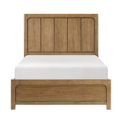Charlotte Light Brown 4-Piece Queen Bedroom Set - Ornate Home