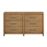 Charlotte Light Brown 5-Piece Queen Bedroom Set - Ornate Home