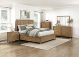 Charlotte Light Brown 5-Piece Queen Bedroom Set - Ornate Home