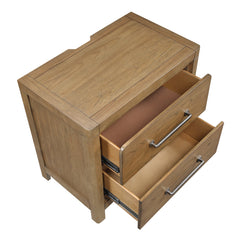 Charlotte Light Brown 5-Piece Queen Bedroom Set - Ornate Home