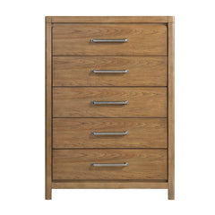 Charlotte Light Brown 5-Piece Queen Bedroom Set - Ornate Home