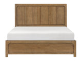 Charlotte Light Brown Eastern King Platform Bed - Ornate Home