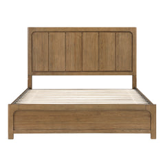 Charlotte Light Brown Eastern King Platform Bed - Ornate Home