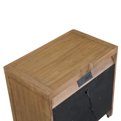 Charlotte Light Brown Nightstand - Ornate Home