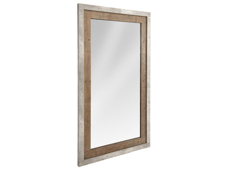Charlotte Natural/Weathered Cement Mirror - Ornate Home