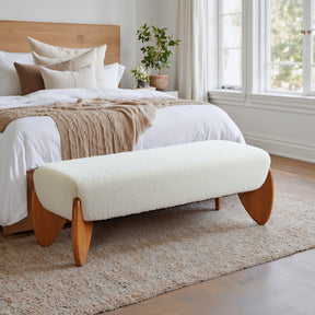 Charm Ivory Bench - Ornate Home
