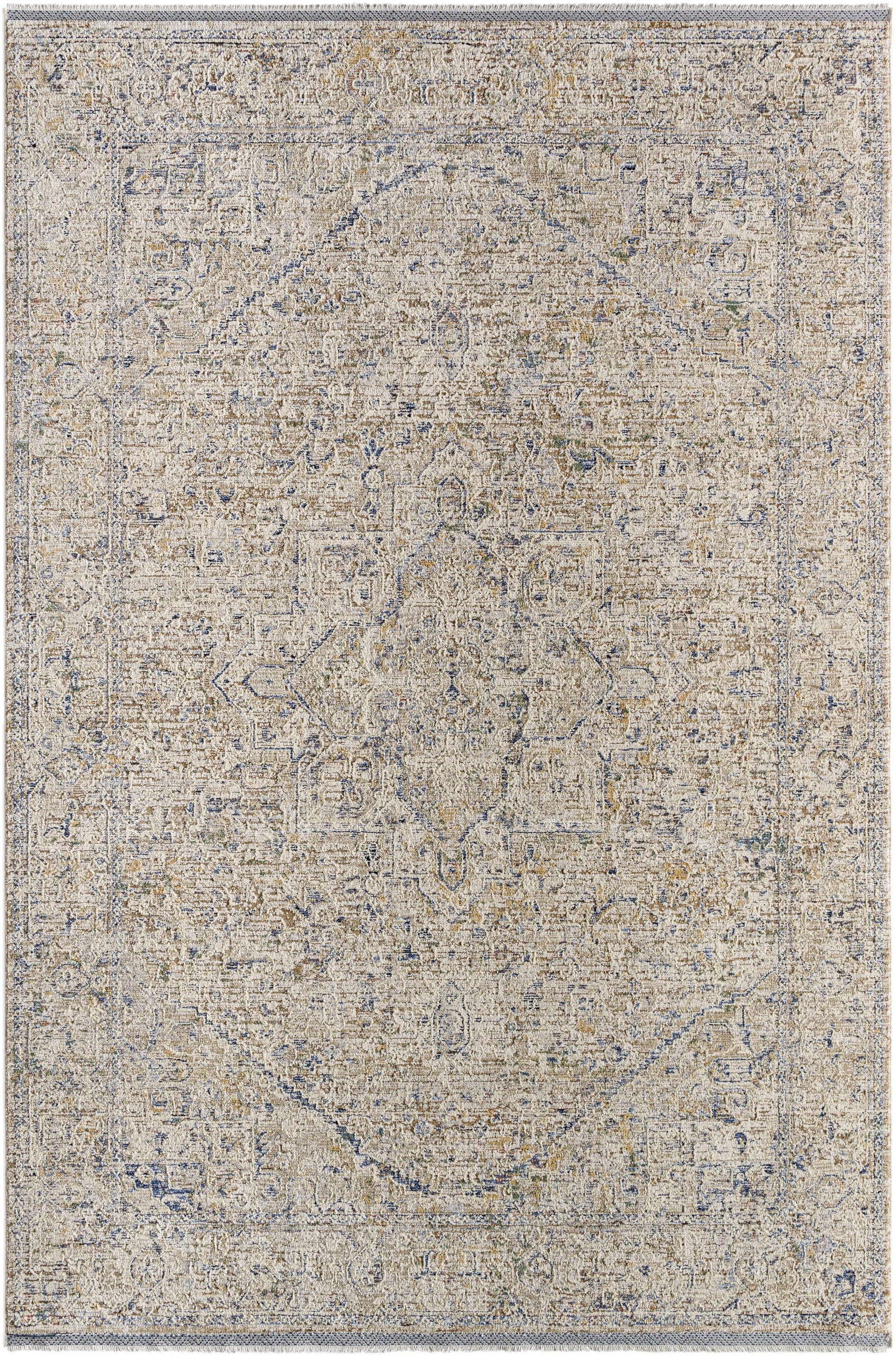 Charo Dusty Sage Area Rug - Ornate Home